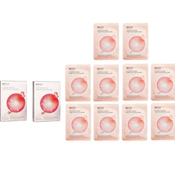 Beauty<Natural Beauty BIO UP a-GG Skin Activating Golden Yeast Liposome Mask Duo Pack 2x5x25ml/0.84oz - GlowEssence Care - Embrace the Essence of Radiance with Premium Skincare Solutions