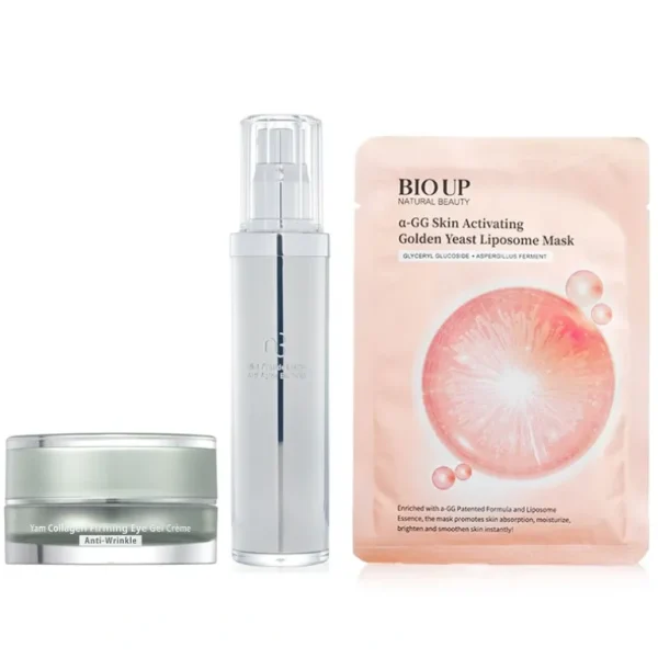 Beauty<Natural Beauty Deluxe Anti-Aging Bundle 3pcs - GlowEssence Care - Embrace the Essence of Radiance with Premium Skincare Solutions