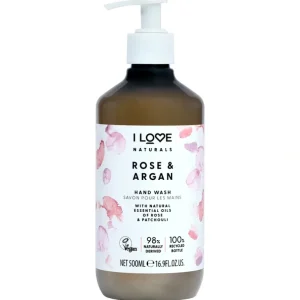 Wash<Naturals Hand Wash - Rose and Argan by I Love Cosmetics for Women - 16.9 oz Hand Wash - GlowEssence Care - Embrace the Essence of Radiance with Premium Skincare Solutions