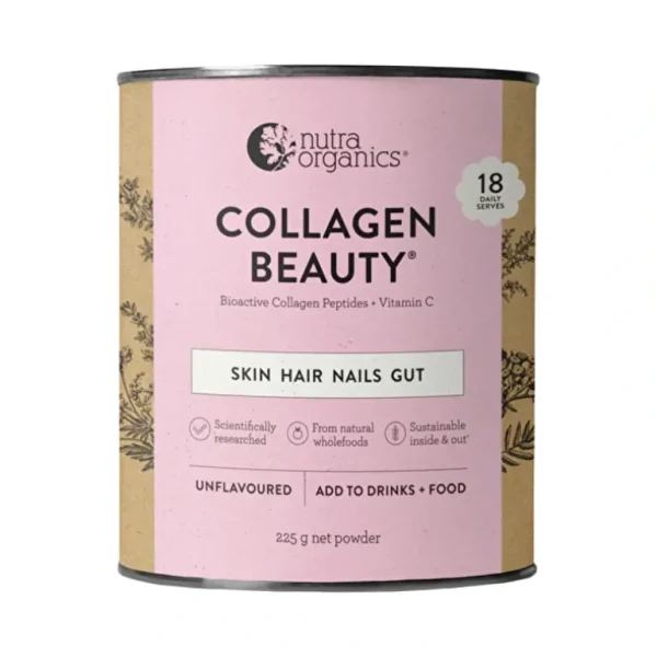 Cheap Nutra Organics Collagen Beauty Unflavoured 225g - GlowEssence Care - Embrace the Essence of Radiance with Premium Skincare Solutions