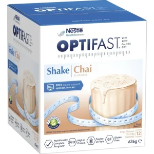 Best Optifast VLCD Shake Chai 12 x 53g Sachets - GlowEssence Care - Embrace the Essence of Radiance with Premium Skincare Solutions
