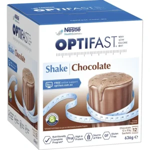 Clearance Optifast VLCD Shake Chocolate 12 x 53g Sachets - GlowEssence Care - Embrace the Essence of Radiance with Premium Skincare Solutions