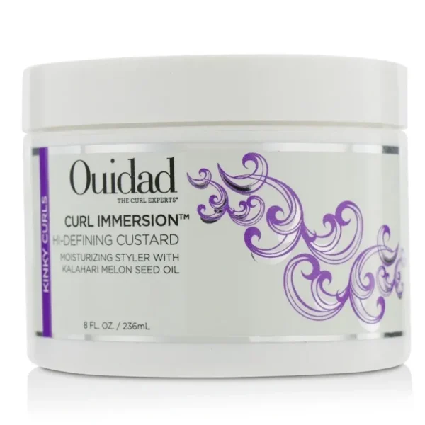 Clearance Ouidad Curl Immersion Hi-Defining Custard (Kinky Curls) 236ml/8oz - GlowEssence Care - Embrace the Essence of Radiance with Premium Skincare Solutions