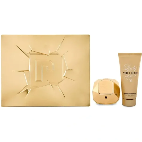 Eye-makeup*Paco Rabanne Lady Million EDP 50ml 2 Piece Gift Set - GlowEssence Care - Embrace the Essence of Radiance with Premium Skincare Solutions