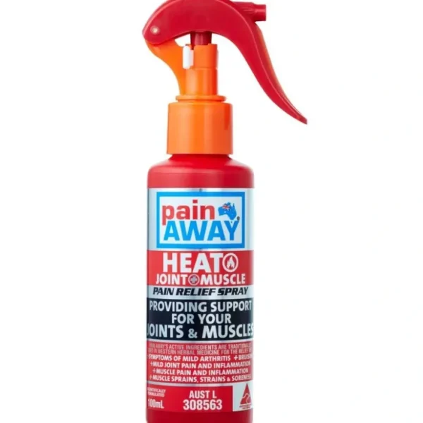 Eye-makeup*Pain Away Heat Joint & Muscle Spray 100ml - GlowEssence Care - Embrace the Essence of Radiance with Premium Skincare Solutions