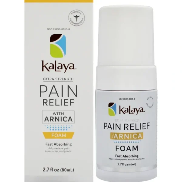 Discount Pain Relief Foam - Arnica by KaLaya Pain Relief for Unisex - 2.7 oz Foam - GlowEssence Care - Embrace the Essence of Radiance with Premium Skincare Solutions