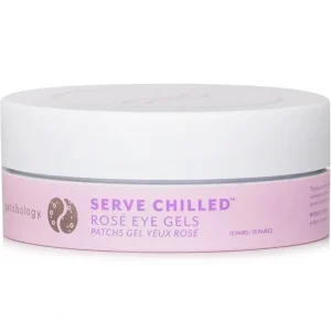 Best Patchology Served Chilled Rose Eye Gels 15 Pairs - GlowEssence Care - Embrace the Essence of Radiance with Premium Skincare Solutions