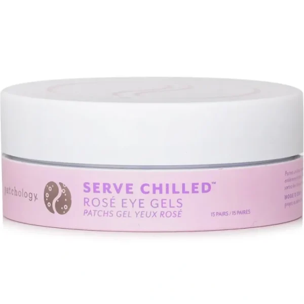 Eye-makeup*Patchology Served Chilled Rose Eye Gels 15 Pairs - GlowEssence Care - Embrace the Essence of Radiance with Premium Skincare Solutions