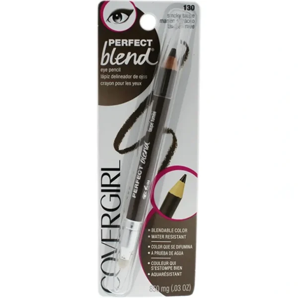 Best Perfect Blend Water Resistant Eye Pencil - # 130 Smoky Taupe by CoverGirl for Women - 0.03 oz Eye Pencil - GlowEssence Care - Embrace the Essence of Radiance with Premium Skincare Solutions