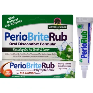 Discount Periobrite Rub - Coolmint by Natures Answer for Unisex - 0.5 oz Dietary Supplement - GlowEssence Care - Embrace the Essence of Radiance with Premium Skincare Solutions