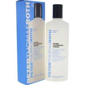 Wash*Peter Thomas Roth Acne Clearing Wash by Peter Thomas Roth for Unisex - 8.5 oz Cleanser - GlowEssence Care - Embrace the Essence of Radiance with Premium Skincare Solutions