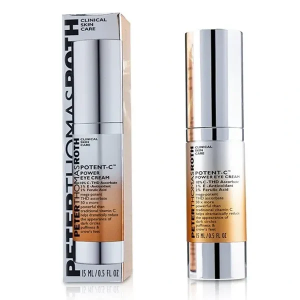 Discount Peter Thomas Roth Potent-C Power Eye Cream 15ml/0.5oz - GlowEssence Care - Embrace the Essence of Radiance with Premium Skincare Solutions