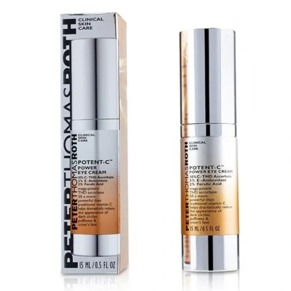 Eye-makeup*Peter Thomas Roth Potent-C Power Eye Cream 15ml/0.5oz - GlowEssence Care - Embrace the Essence of Radiance with Premium Skincare Solutions