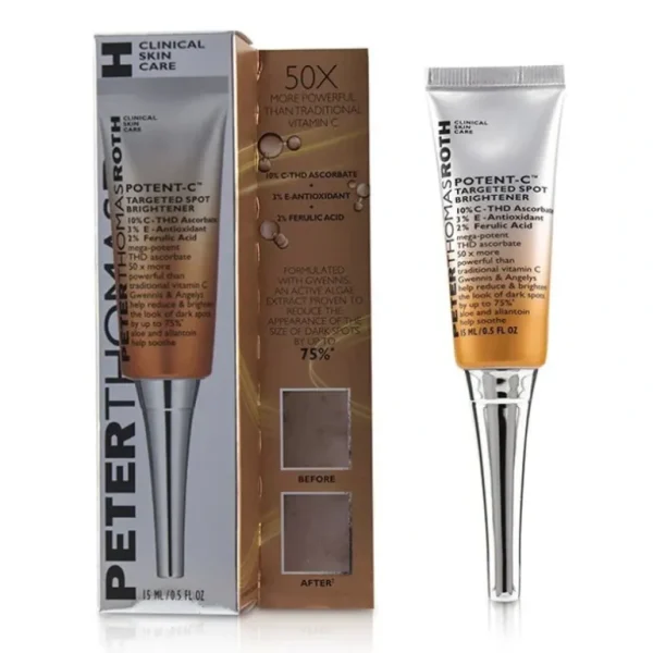 Clearance Peter Thomas Roth Potent-C Targeted Spot Brightener 15ml/0.5oz - GlowEssence Care - Embrace the Essence of Radiance with Premium Skincare Solutions