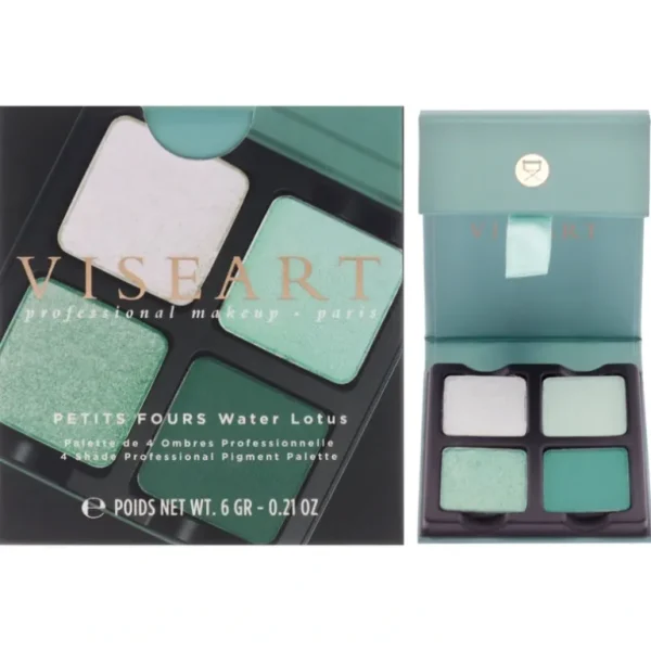Clearance Petits Fours Eyeshadow Palette - Water Lotus by Viseart Paris for Women - 0.21 oz Eye Shadow - GlowEssence Care - Embrace the Essence of Radiance with Premium Skincare Solutions