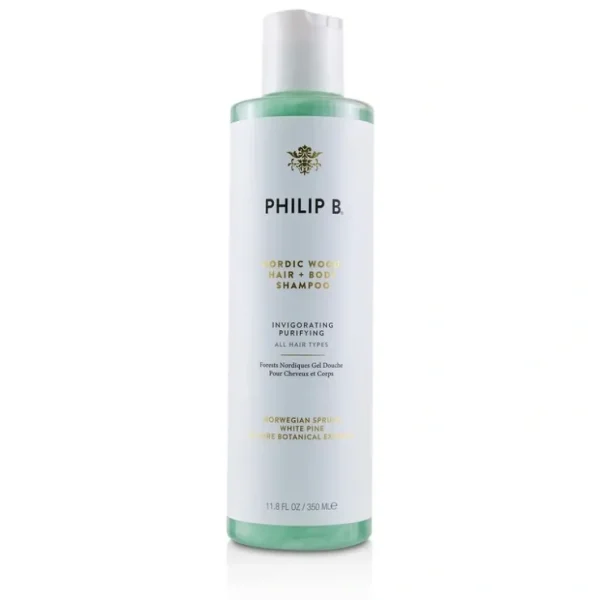 Lip-care*Philip B Nordic Wood Hair + Body Shampoo (Invigorating Purifying - All Hair Types) 350ml/11.8oz - GlowEssence Care - Embrace the Essence of Radiance with Premium Skincare Solutions