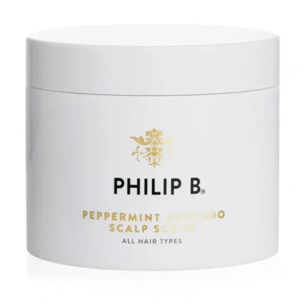 Store Philip B Peppermint Avocado Scalp Scrub - All Hair Types 236ml/8oz - GlowEssence Care - Embrace the Essence of Radiance with Premium Skincare Solutions