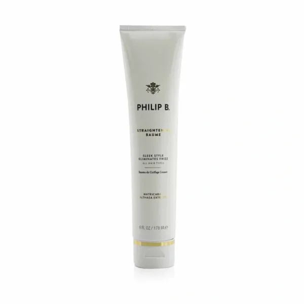 Fashion Philip B Straightening Baume (Sleek Style Eliminates Frizz - All Hair Types) 178ml/6oz - GlowEssence Care - Embrace the Essence of Radiance with Premium Skincare Solutions