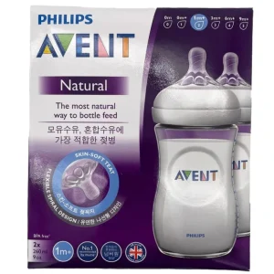 Wash*Philips avent Philips Avent Natural PP Baby Bottle 9oz / 260ml (1m+) (2pcs? Fixed Size - GlowEssence Care - Embrace the Essence of Radiance with Premium Skincare Solutions