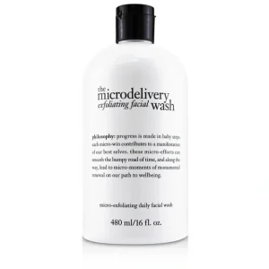 Wash*Philosophy The Microdelivery Daily Exfoliating Facial Wash (Bottle Slightly Dented) 480ml/16oz - GlowEssence Care - Embrace the Essence of Radiance with Premium Skincare Solutions