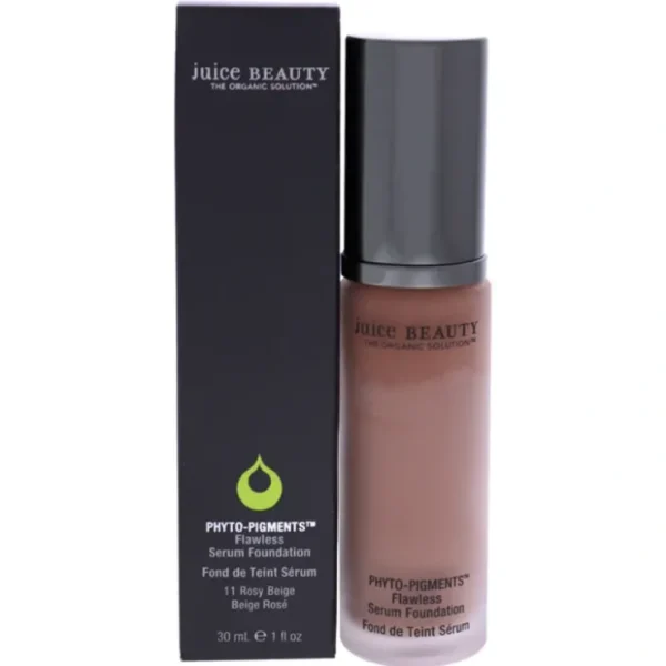 Beauty*Phyto-Pigments Flawless Serum Foundation - 11 Rosy Beige by Juice Beauty for Women - 1 oz Foundation - GlowEssence Care - Embrace the Essence of Radiance with Premium Skincare Solutions