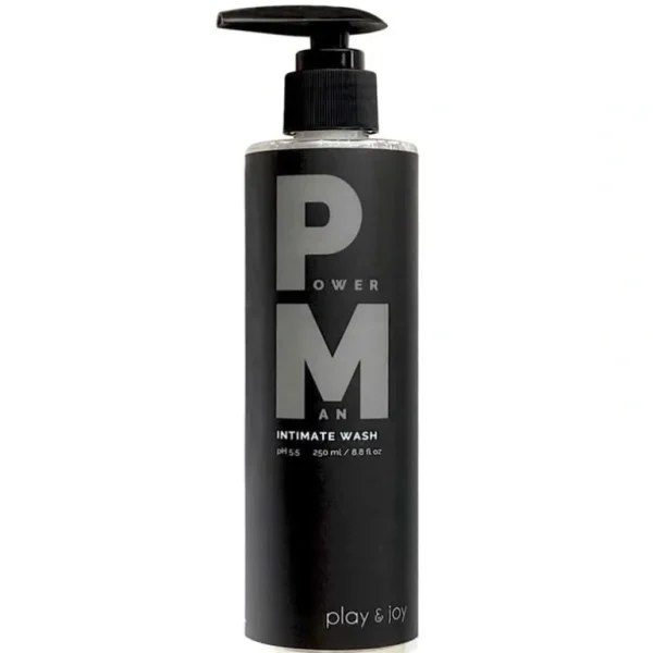 Store PLAY & JOY PLAY & JOY POWER MAN INTIMATE WASH 250ml Fixed Size - GlowEssence Care - Embrace the Essence of Radiance with Premium Skincare Solutions