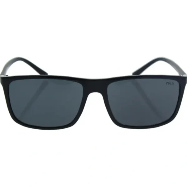 Eye-makeup*Polo Ralph Lauren PH 4115 5001-87 - Shiny Black-Grey by Ralph Lauren for Men - 57-16-145 mm Sunglasses - GlowEssence Care - Embrace the Essence of Radiance with Premium Skincare Solutions