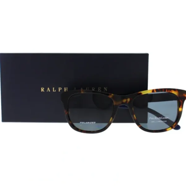 Clearance Polo Ralph Lauren PH4090 5351-81 - Havana Blue-Grey Polarized by Ralph Lauren for Men - 54-20-140 mm Sunglasses - GlowEssence Care - Embrace the Essence of Radiance with Premium Skincare Solutions