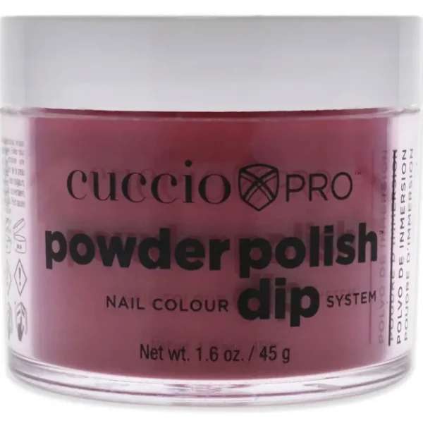 Eye-makeup*Pro Powder Polish Nail Colour Dip System - Red Eye In Shanghai by Cuccio Colour for Women - 1.6 oz Nail Powder - GlowEssence Care - Embrace the Essence of Radiance with Premium Skincare Solutions