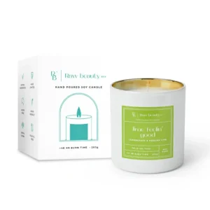 Store Raw Beauty Lemongrass Persian Lime Soy Candle 285g - GlowEssence Care - Embrace the Essence of Radiance with Premium Skincare Solutions