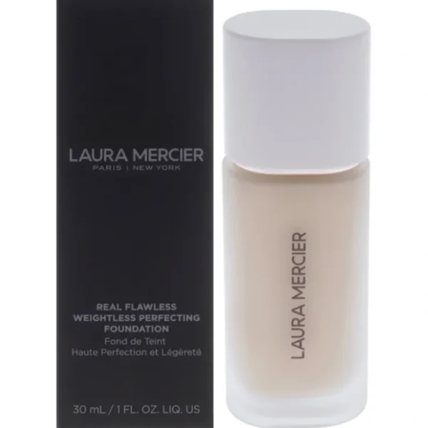 Complexion-care*Real Flawless Weightless Perfecting Foundation - 1N2 Vanille by Laura Mercier for Women - 1 oz Foundation - GlowEssence Care - Embrace the Essence of Radiance with Premium Skincare Solutions