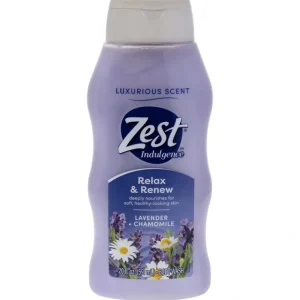 Wash*Relax and Renew Body Wash - Lavender and Chamomile by Zest for Women - 20 oz Body Wash - GlowEssence Care - Embrace the Essence of Radiance with Premium Skincare Solutions