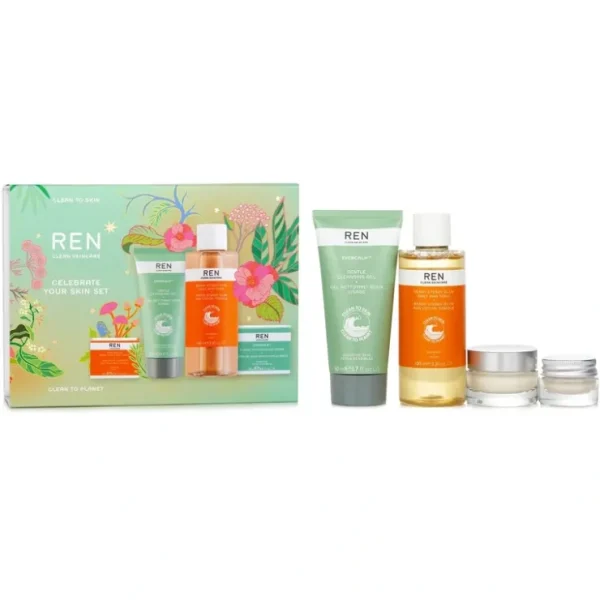 Eye-makeup*Ren Celebrate Your Skin X'mas Set 4pcs - GlowEssence Care - Embrace the Essence of Radiance with Premium Skincare Solutions