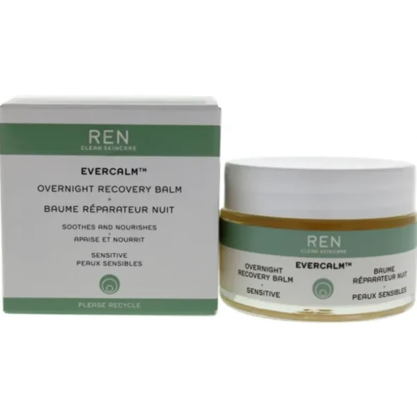 Clearance REN Evercalm Overnight Recovery Balm by REN for Women - 1 oz Balm - GlowEssence Care - Embrace the Essence of Radiance with Premium Skincare Solutions