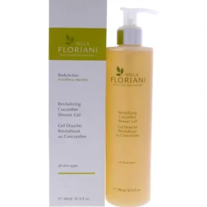 Discount Revitalizing Shower Gel - Cucumber by Villa Floriani for Women - 10.14 oz Shower Gel - GlowEssence Care - Embrace the Essence of Radiance with Premium Skincare Solutions