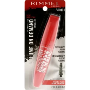 Online Rimmel London Scandaleyes Volume On Demand Mascara - 001 Black by Rimmel London for Women - 0.40 oz Mascara - GlowEssence Care - Embrace the Essence of Radiance with Premium Skincare Solutions