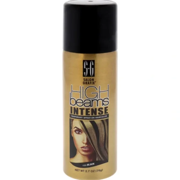 Best Salon Grafix High Beams Intense Temporary Spray - 20 Black by Salon Grafix for Unisex - 2.7 oz Hair Color - GlowEssence Care - Embrace the Essence of Radiance with Premium Skincare Solutions