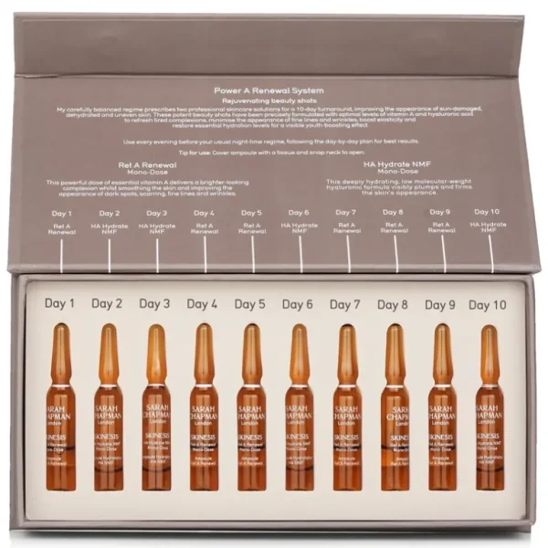 Cheap Sarah Chapman Skinesis Power A Renewal System 10x1ml/0.03oz - GlowEssence Care - Embrace the Essence of Radiance with Premium Skincare Solutions