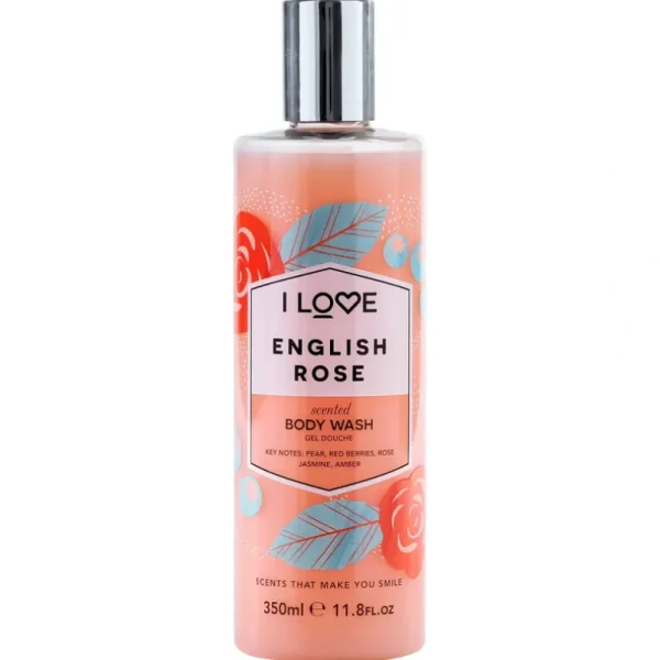 Best Sale Scented Body Wash - English Rose by I Love Cosmetics for Women - 11.8 oz Body Wash - GlowEssence Care - Embrace the Essence of Radiance with Premium Skincare Solutions