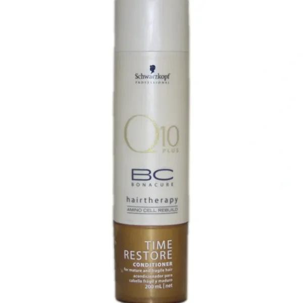 Shop Schwarzkopf BC Bonacure Time Restore Q10 Plus Conditioner by Schwarzkopf for Unisex - 6.8 oz Conditioner - GlowEssence Care - Embrace the Essence of Radiance with Premium Skincare Solutions