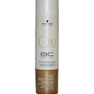 Hair-care*Schwarzkopf BC Bonacure Time Restore Q10 Plus Conditioner by Schwarzkopf for Unisex - 6.8 oz Conditioner - GlowEssence Care - Embrace the Essence of Radiance with Premium Skincare Solutions