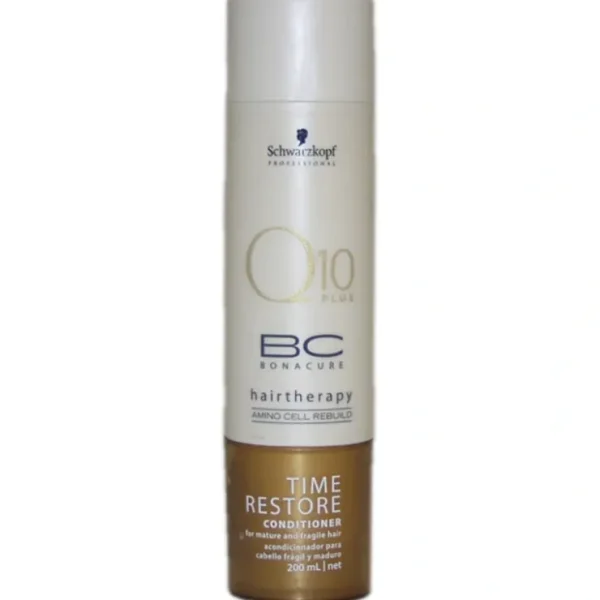 Hair-care*Schwarzkopf BC Bonacure Time Restore Q10 Plus Conditioner by Schwarzkopf for Unisex - 6.8 oz Conditioner - GlowEssence Care - Embrace the Essence of Radiance with Premium Skincare Solutions