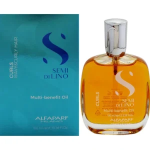 Wash*Semi Di Lino Curls Multi-Benefit Oil by Alfaparf Milano for Unisex - 3.38 oz Oil - GlowEssence Care - Embrace the Essence of Radiance with Premium Skincare Solutions