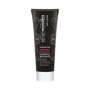 Beauty*Seven Wonders Natural Hair Care Activated Charcoal Clarifying Shampoo 250ml - GlowEssence Care - Embrace the Essence of Radiance with Premium Skincare Solutions