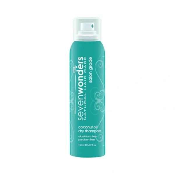 Clearance Seven Wonders Natural Hair Care Coconut Oil Dry Shampoo Spray 150ml - GlowEssence Care - Embrace the Essence of Radiance with Premium Skincare Solutions
