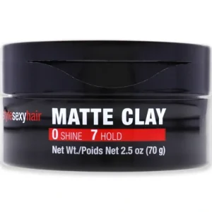 Wash*Sexy Hair Style Sexy Hair Matte Texturizing Clay by Sexy Hair for Men - 2.5 oz Clay - GlowEssence Care - Embrace the Essence of Radiance with Premium Skincare Solutions