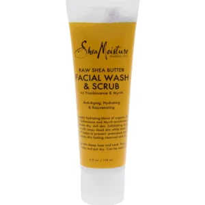 Fashion Shea Moisture Raw Shea Butter Facial Wash & Scrub by Shea Moisture for Unisex - 4 oz Cleanser - GlowEssence Care - Embrace the Essence of Radiance with Premium Skincare Solutions