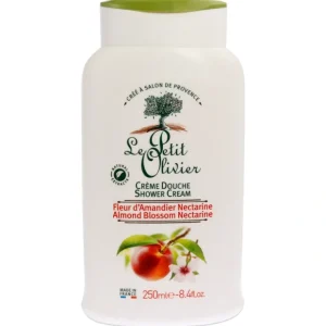 Wash*Shower Cream - Almond Blossom Nectarine by Le Petit Olivier for Unisex - 8.4 oz Shower Cream - GlowEssence Care - Embrace the Essence of Radiance with Premium Skincare Solutions