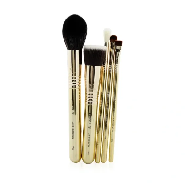 Beauty*Sigma Beauty Beauty Obsessed Brush Set (5x Brush +1x Bag) 5pcs+1bag - GlowEssence Care - Embrace the Essence of Radiance with Premium Skincare Solutions