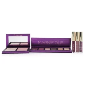 Hot Sigma Beauty Magnifique Makeup Collection (1x Eyeshadow Palette + 1x Berry Glow Cheek Duo + 1x Adored Mini Lip Set + Bag) - GlowEssence Care - Embrace the Essence of Radiance with Premium Skincare Solutions